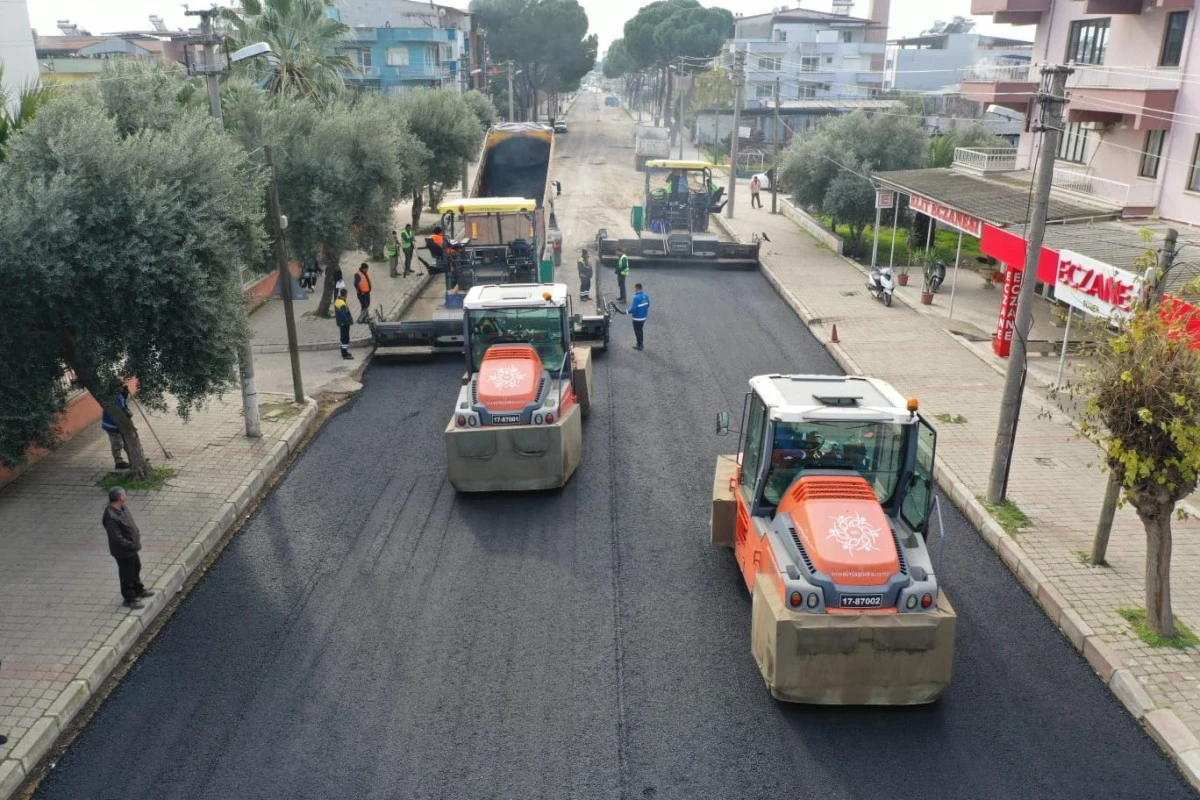 AYDIN BÜYÜKŞEHİR BELEDİYESİ’NDEN AYDIN GENELİNDE 21 NOKTADA BİRDEN YOL YAPIM ÇALIŞMASI