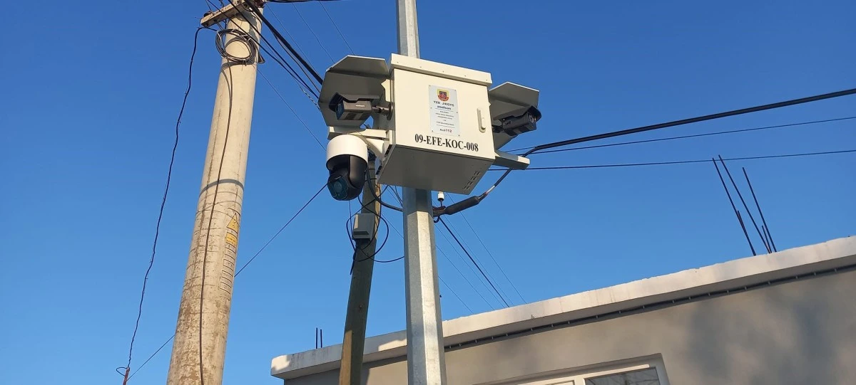 Kocagür'e, yüz tarama özellikli kameralar takıldı