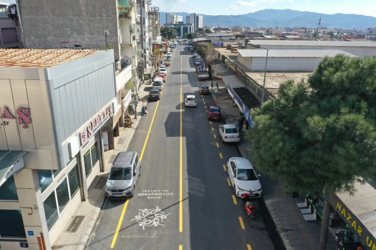AYDIN BÜYÜKŞEHİR BELEDİYESİ SANAYİ CADDESİ’NDE ÇALIŞMALARINI TAMAMLADI