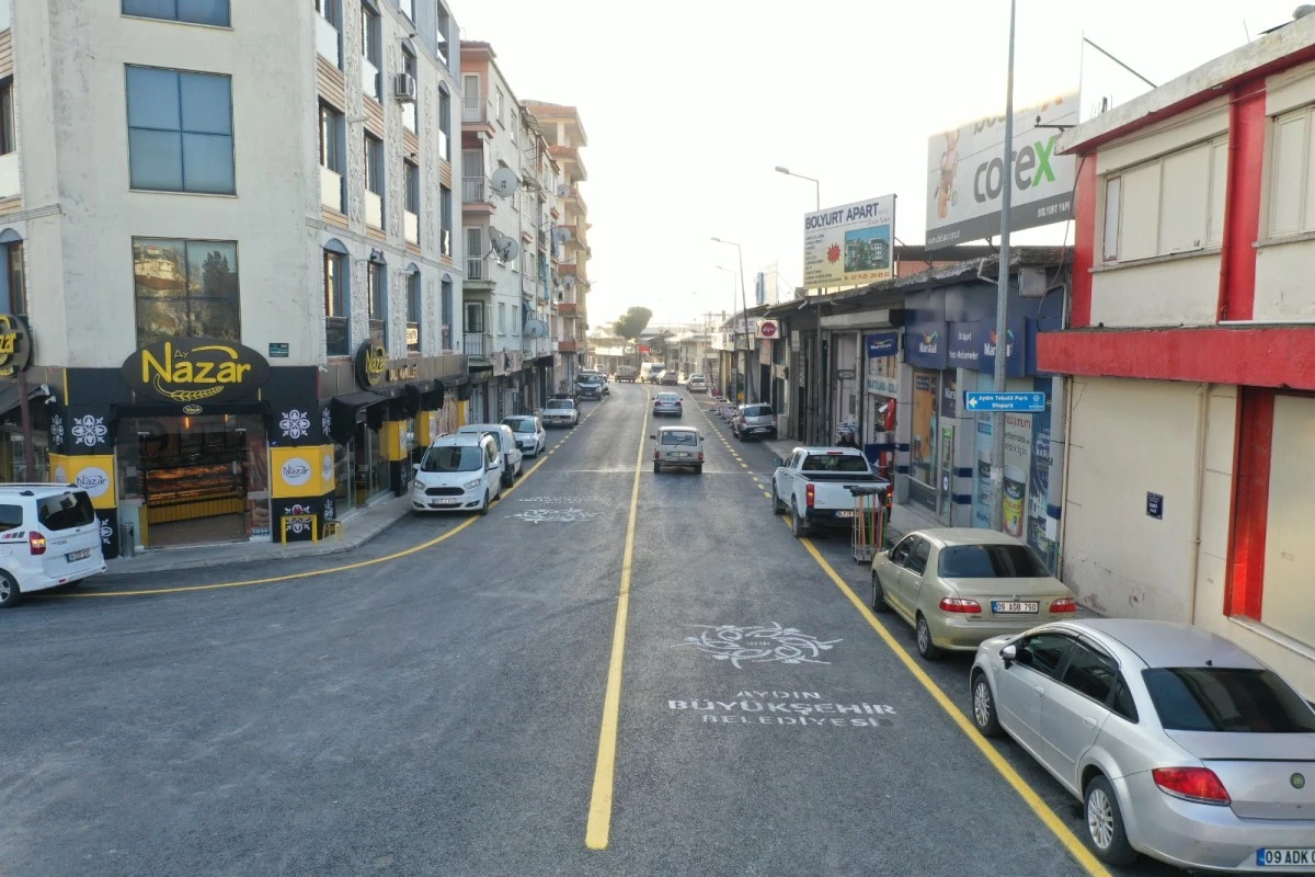 AYDIN BÜYÜKŞEHİR BELEDİYESİ SANAYİ CADDESİ’NDE ÇALIŞMALARINI TAMAMLADI