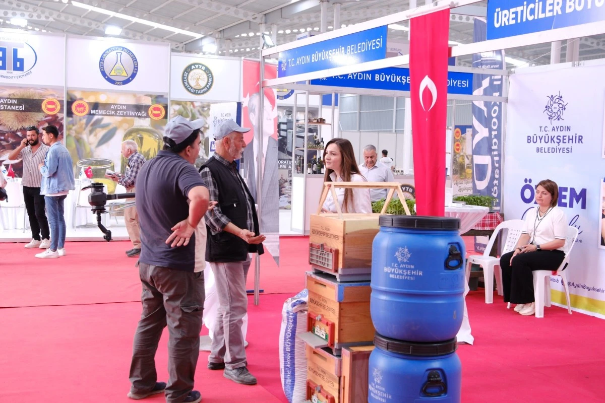 TARIM FUARI’NDA AYDIN BÜYÜKŞEHİR BELEDİYESİ STANDINA YOĞUN İLGİ