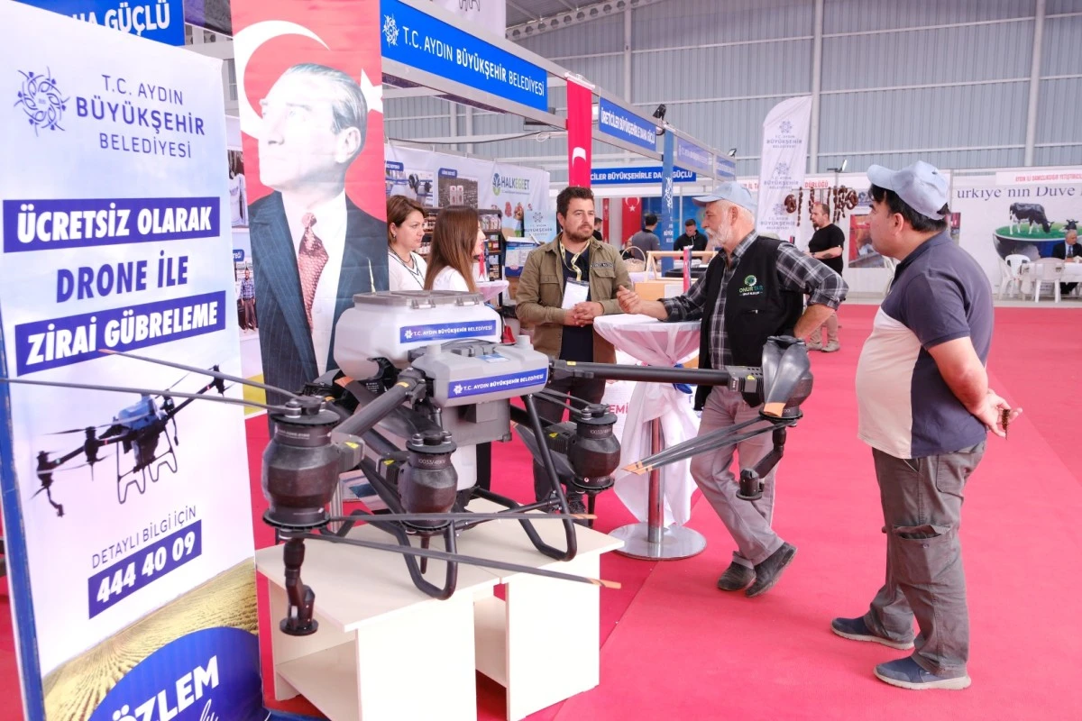 TARIM FUARI’NDA AYDIN BÜYÜKŞEHİR BELEDİYESİ STANDINA YOĞUN İLGİ