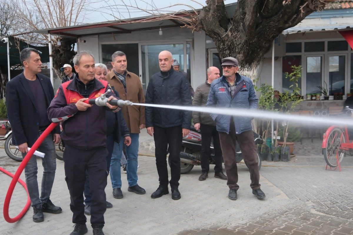 AYDIN BÜYÜKŞEHİR BELEDİYESİ’NİN YANGIN SÖNDÜRME TANKERİ DAĞITIMI SÜRÜYOR