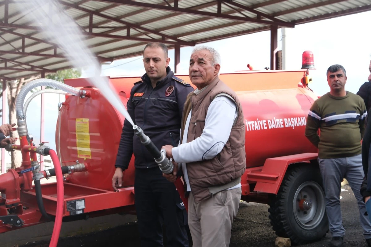 AYDIN BÜYÜKŞEHİR BELEDİYESİ’NİN YANGIN SÖNDÜRME TANKERİ DAĞITIMI SÜRÜYOR