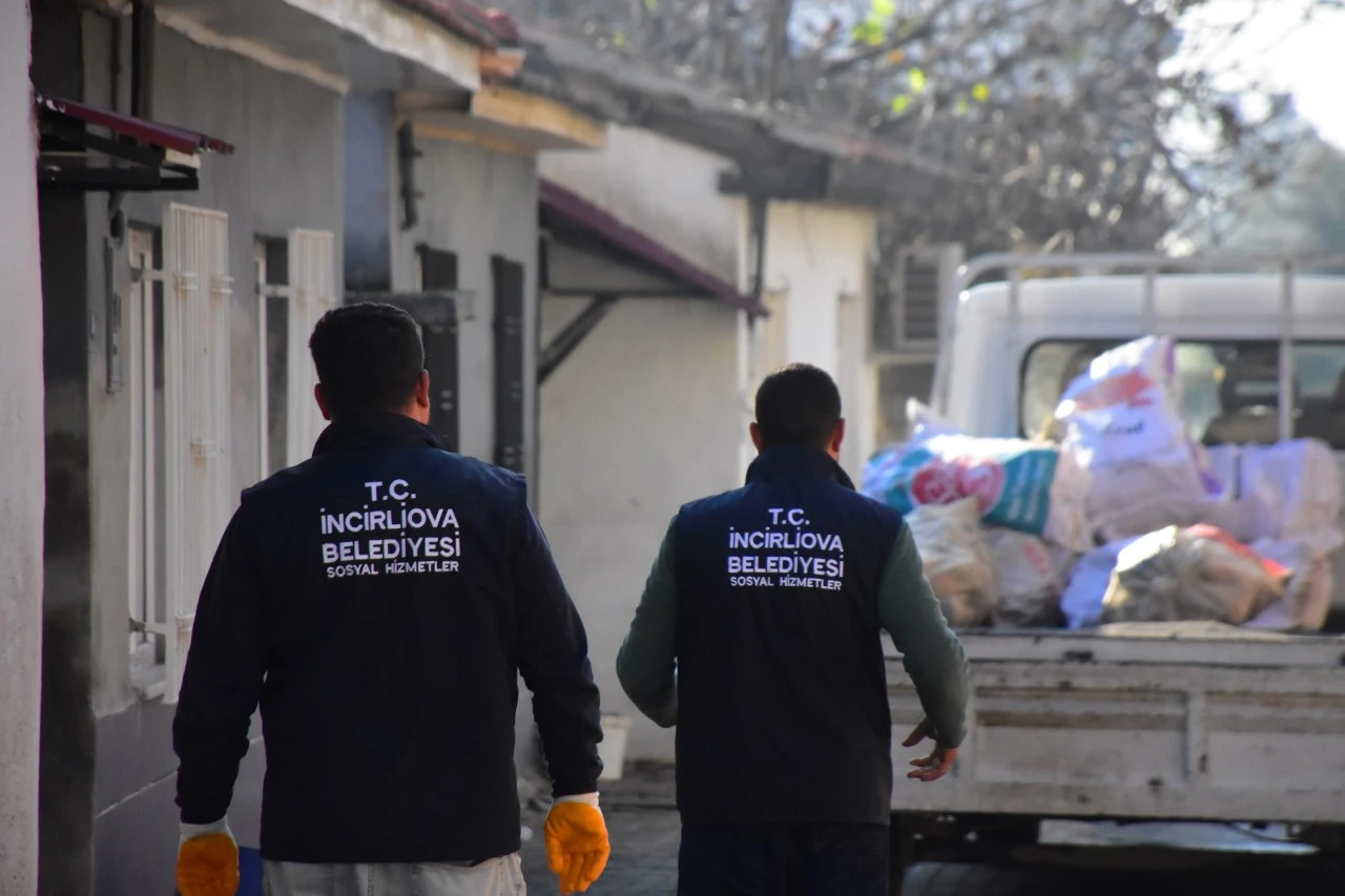 İncirliova Belediyesi'nden yakacak desteği