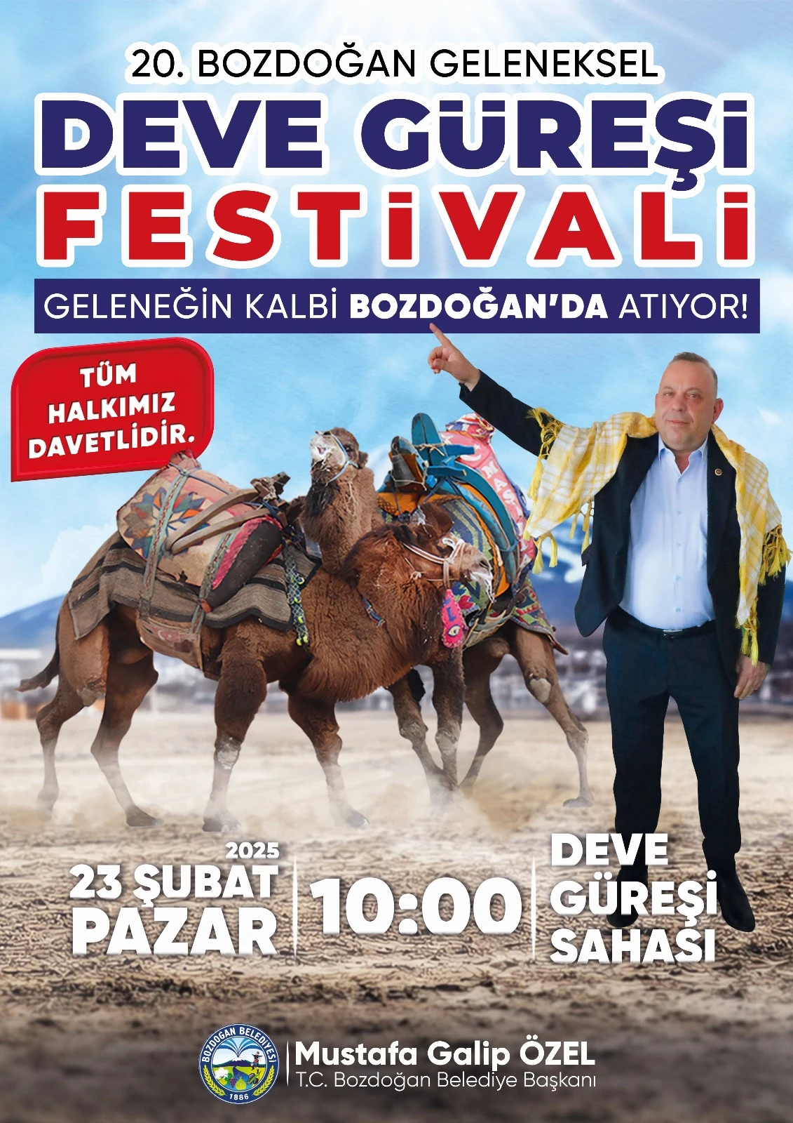 Bozdoğan’da 20. Geleneksel Deve Güreşleri Festivali İçin Geri Sayım Başladı!