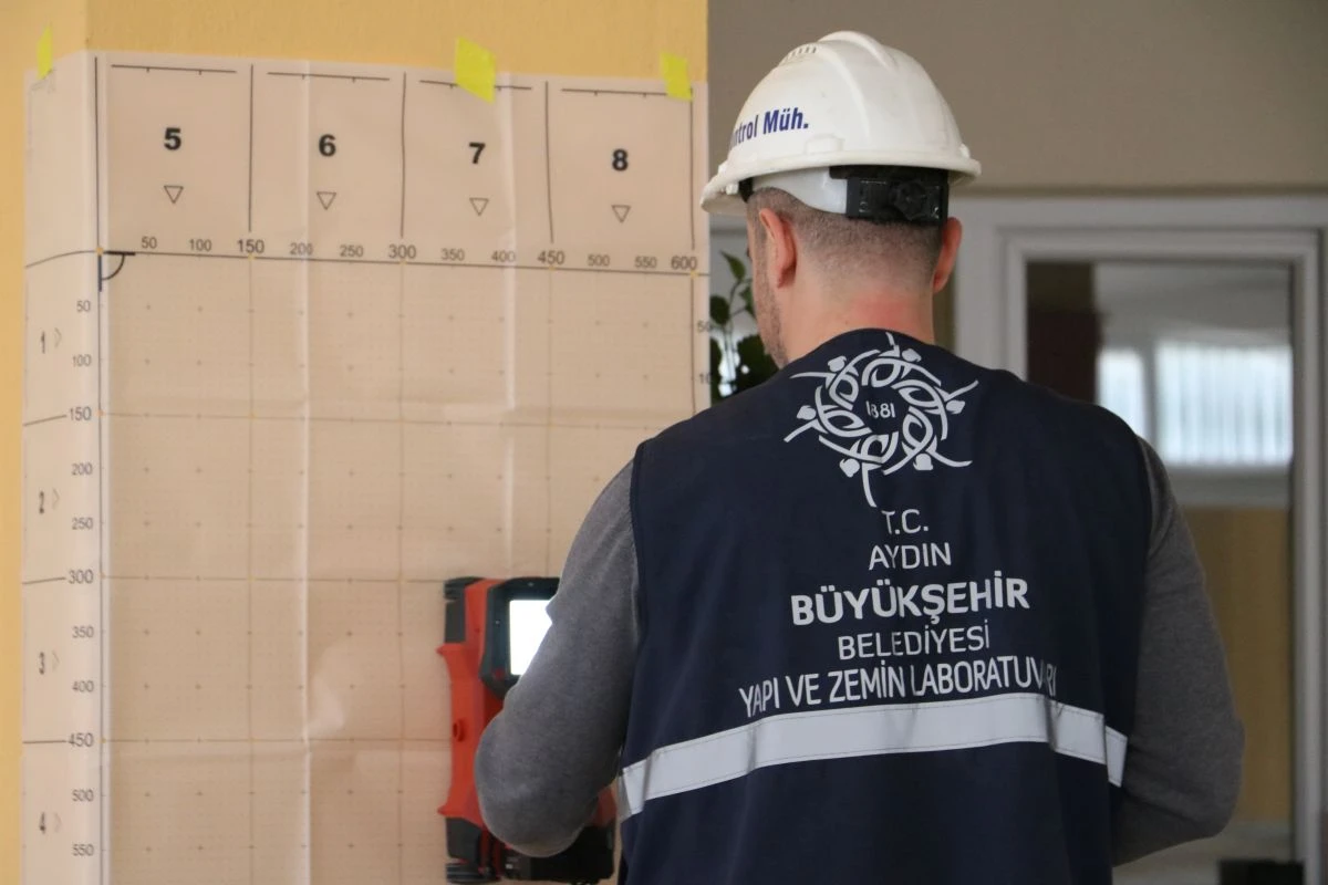 AYDIN BÜYÜKŞEHİR BELEDİYESİ ÜCRETSİZ TESTLERLE AYDIN’IN BİNALARINI OLASI DEPREMLERE HAZIRLIYOR