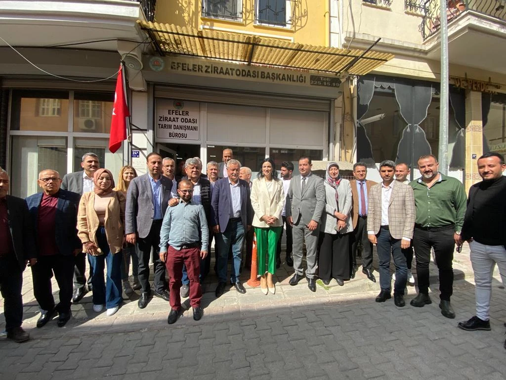 Milletvekili Adayı Sarıbaş, Ziraat Odası ile esnafları ziyaret etti