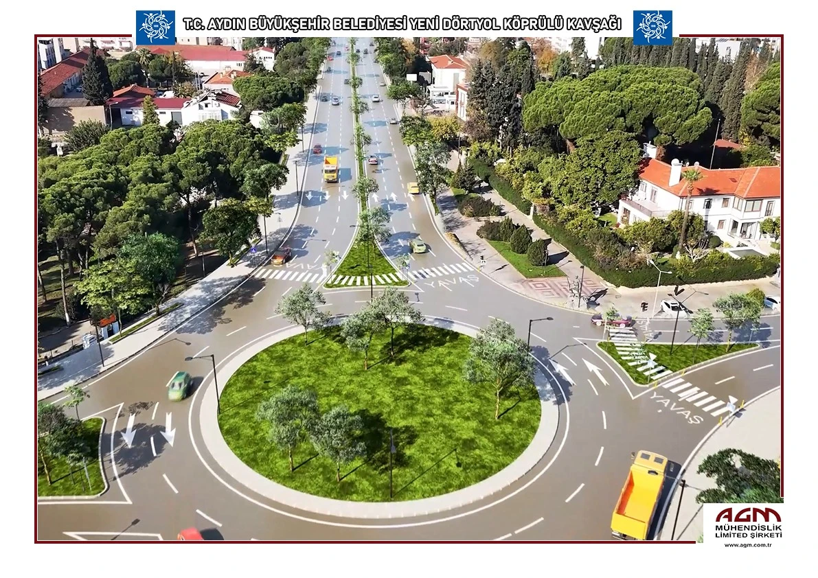 ÇERÇİOĞLU’NUN YENİ DÖRTYOL PROJESİ TAMAMLANDI AYDIN TRAFİĞİNE KÖKLÜ ÇÖZÜM: YENİ DÖRTYOLA KÖPRÜLÜ KAVŞAK PROJESİ BAŞLIYOR
