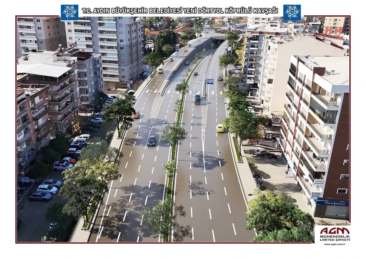 ÇERÇİOĞLU’NUN YENİ DÖRTYOL PROJESİ TAMAMLANDI AYDIN TRAFİĞİNE KÖKLÜ ÇÖZÜM: YENİ DÖRTYOLA KÖPRÜLÜ KAVŞAK PROJESİ BAŞLIYOR