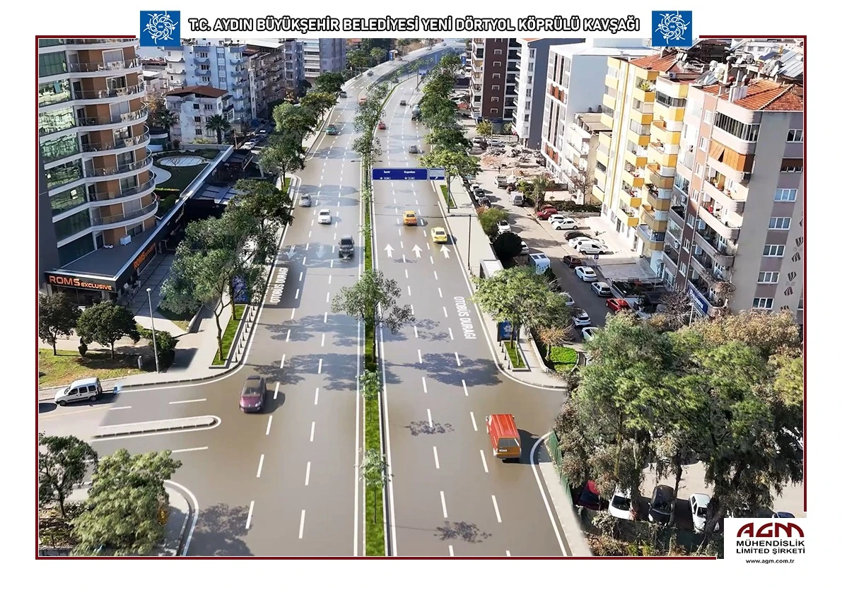 ÇERÇİOĞLU’NUN YENİ DÖRTYOL PROJESİ TAMAMLANDI AYDIN TRAFİĞİNE KÖKLÜ ÇÖZÜM: YENİ DÖRTYOLA KÖPRÜLÜ KAVŞAK PROJESİ BAŞLIYOR