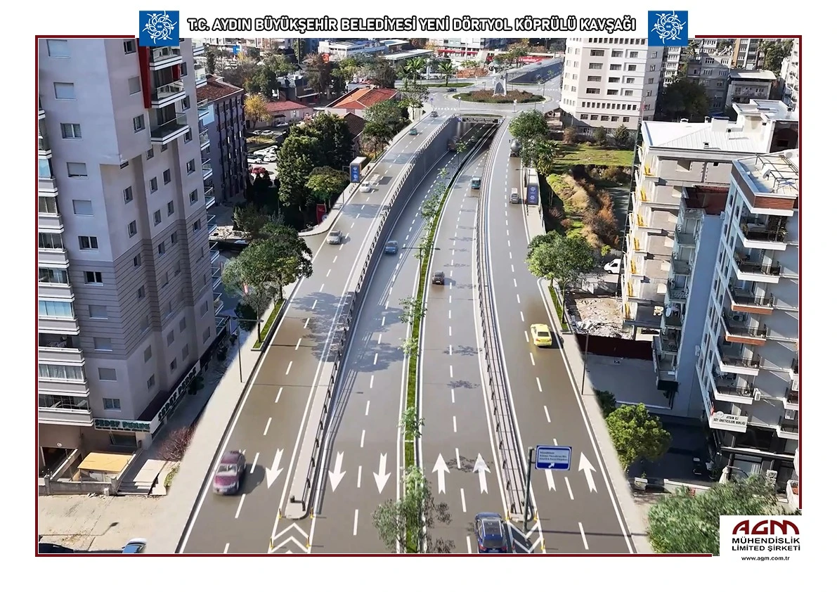 ÇERÇİOĞLU’NUN YENİ DÖRTYOL PROJESİ TAMAMLANDI AYDIN TRAFİĞİNE KÖKLÜ ÇÖZÜM: YENİ DÖRTYOLA KÖPRÜLÜ KAVŞAK PROJESİ BAŞLIYOR