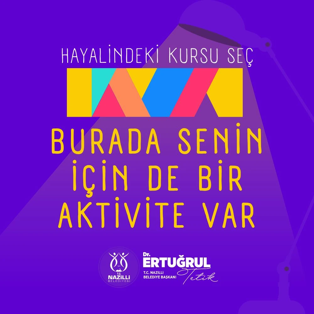 Nazilli Belediyesi’nden 14 branşta ücretsiz kurs 