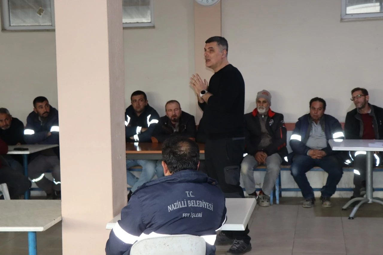 Nazilli Belediyesi personeline İSG ve ilk yardım eğitimi