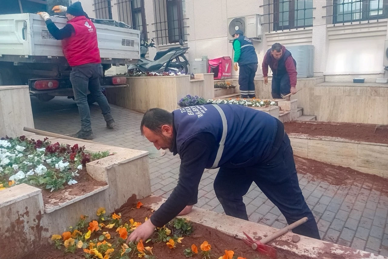 BAŞKAN YETİŞKİN’DEN EFELER’E RENK KATAN ÇALIŞMA