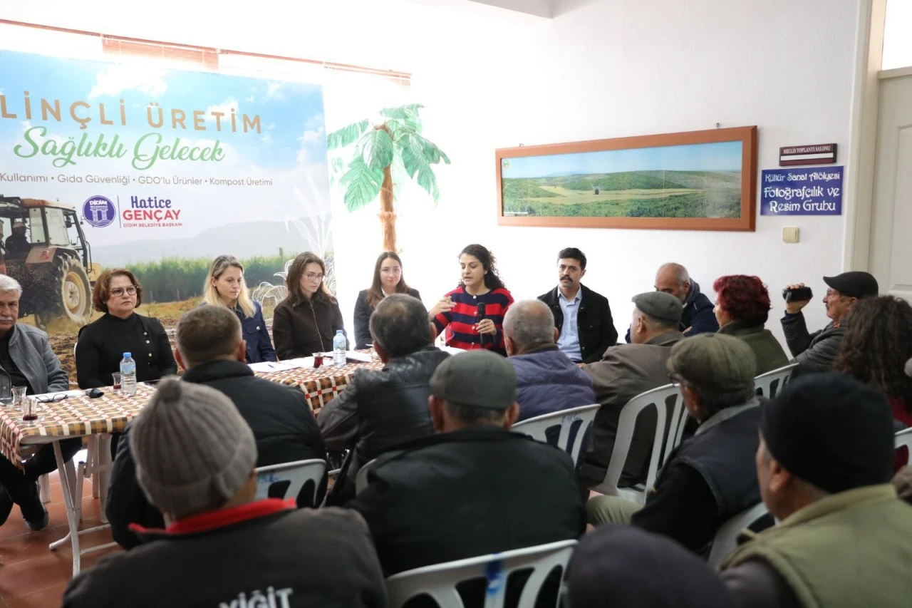 DİDİM’DE ÇİFTÇİLERE SÜRDÜRÜLEBİLİR TARIM EĞİTİMİ VERİLDİ