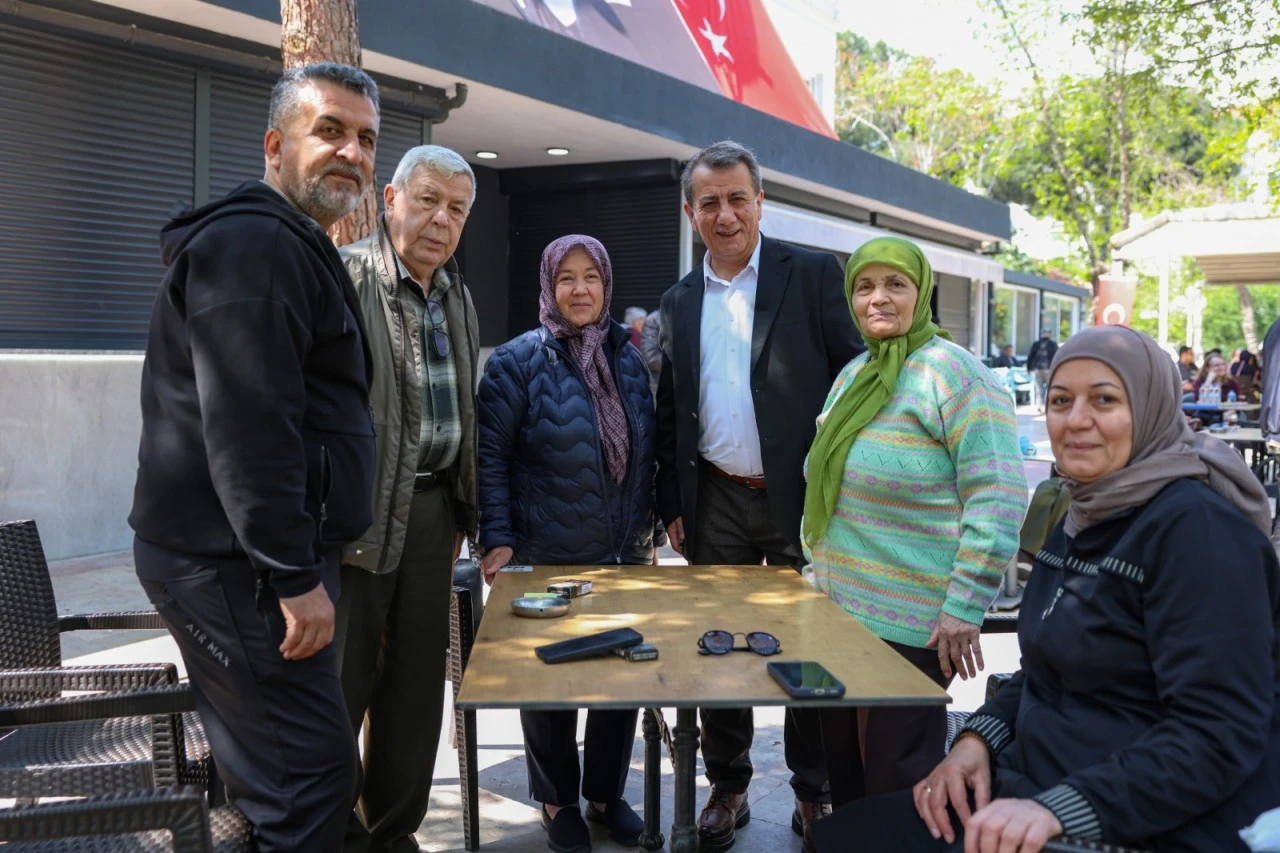 BAŞKAN ANIL YETİŞKİN VATANDAŞLARLA BİR ARADA OLMAYA DEVAM EDİYOR