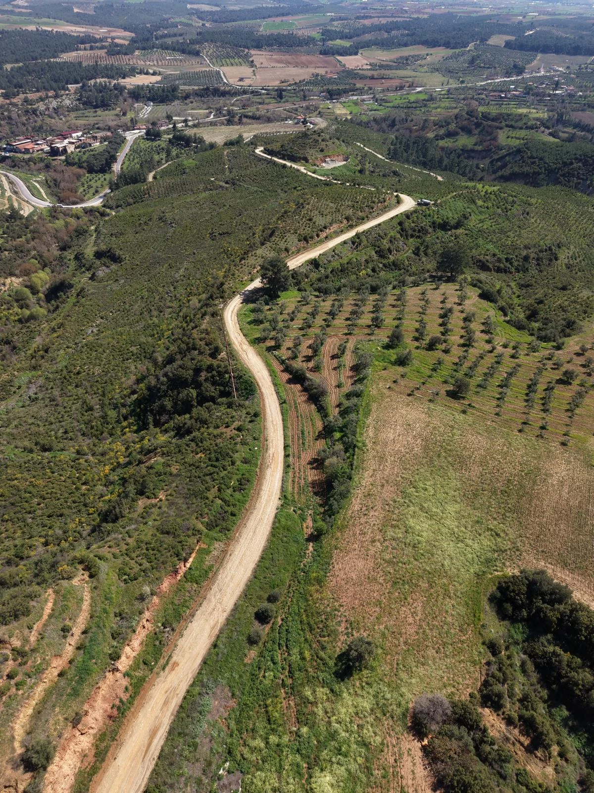 KARACASU BELEDİYESİ,DANDALAZ YOLU’NDA ÇALIŞMALARI SÜRDÜYOR