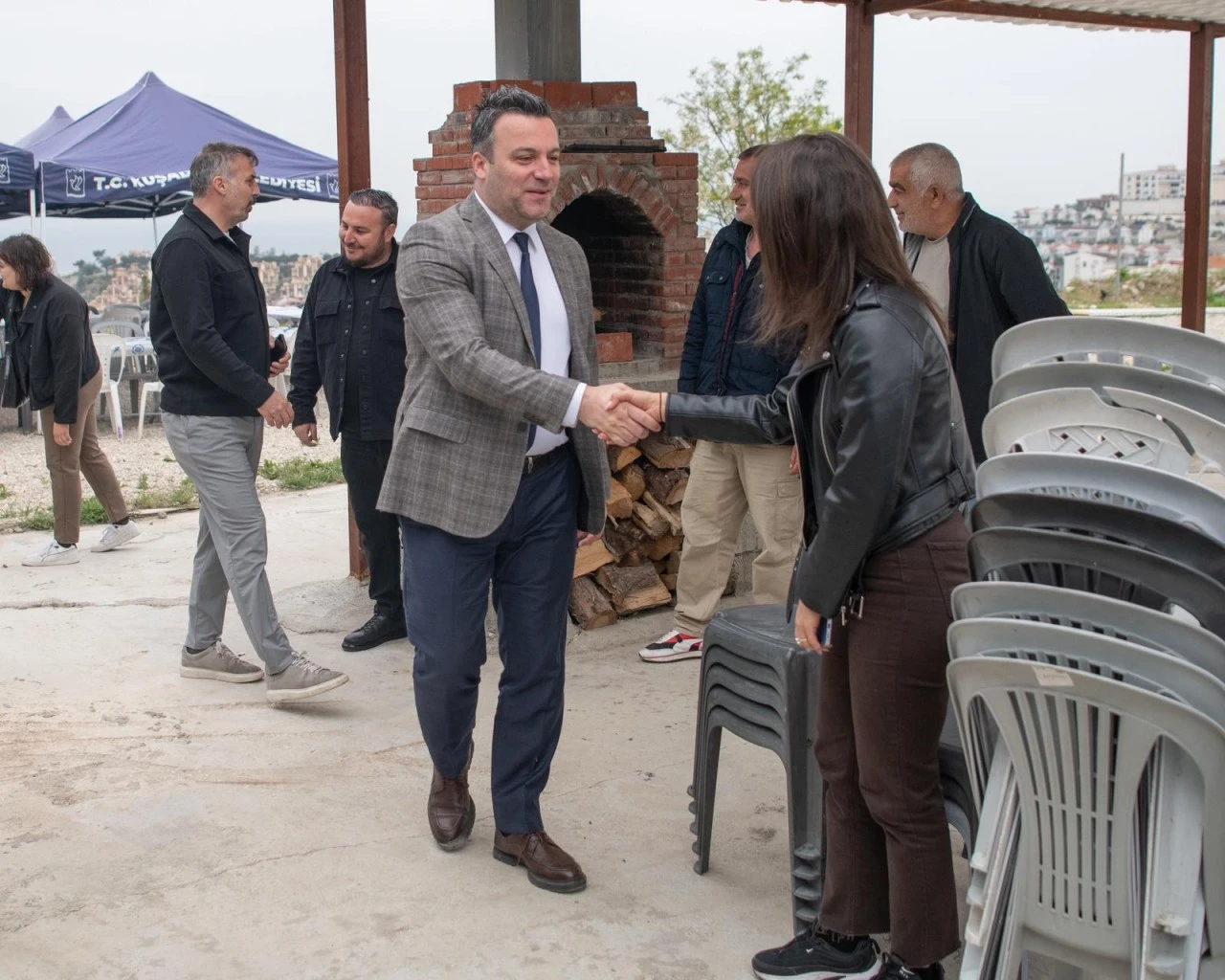 BAŞKAN VEKİLİ TAHSİN DEMİRTAŞ FEN İŞLERİ PERSONELLERİYLE BİR ARAYA GELDİ