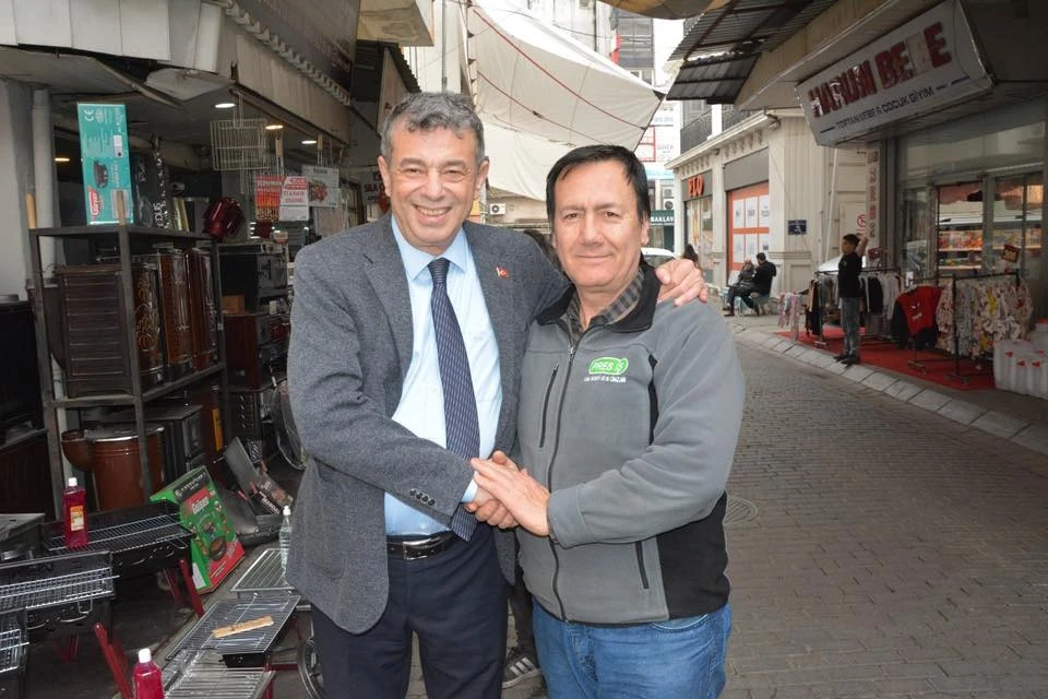 KÜNKÇÜ, ESNAFIN NABZINI ÇARŞIDA TUTTU