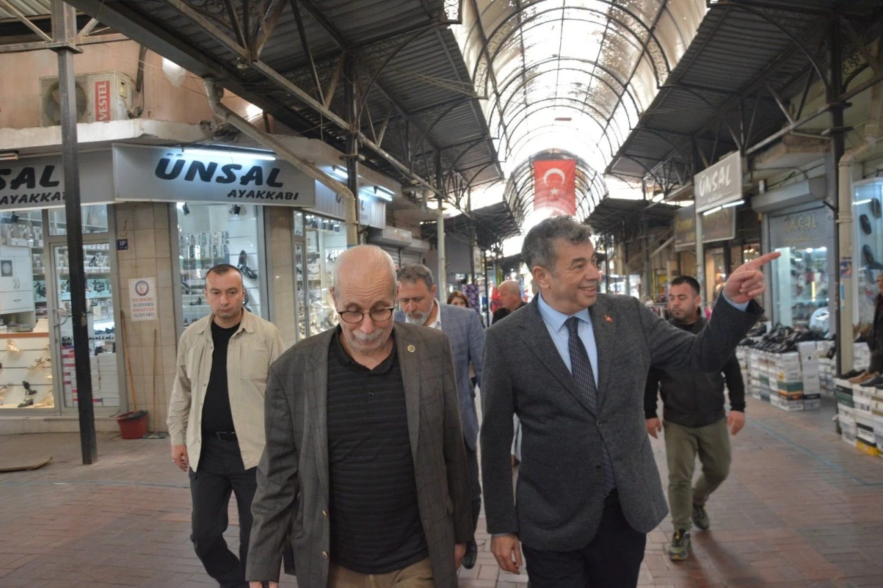 KÜNKÇÜ, ESNAFIN NABZINI ÇARŞIDA TUTTU