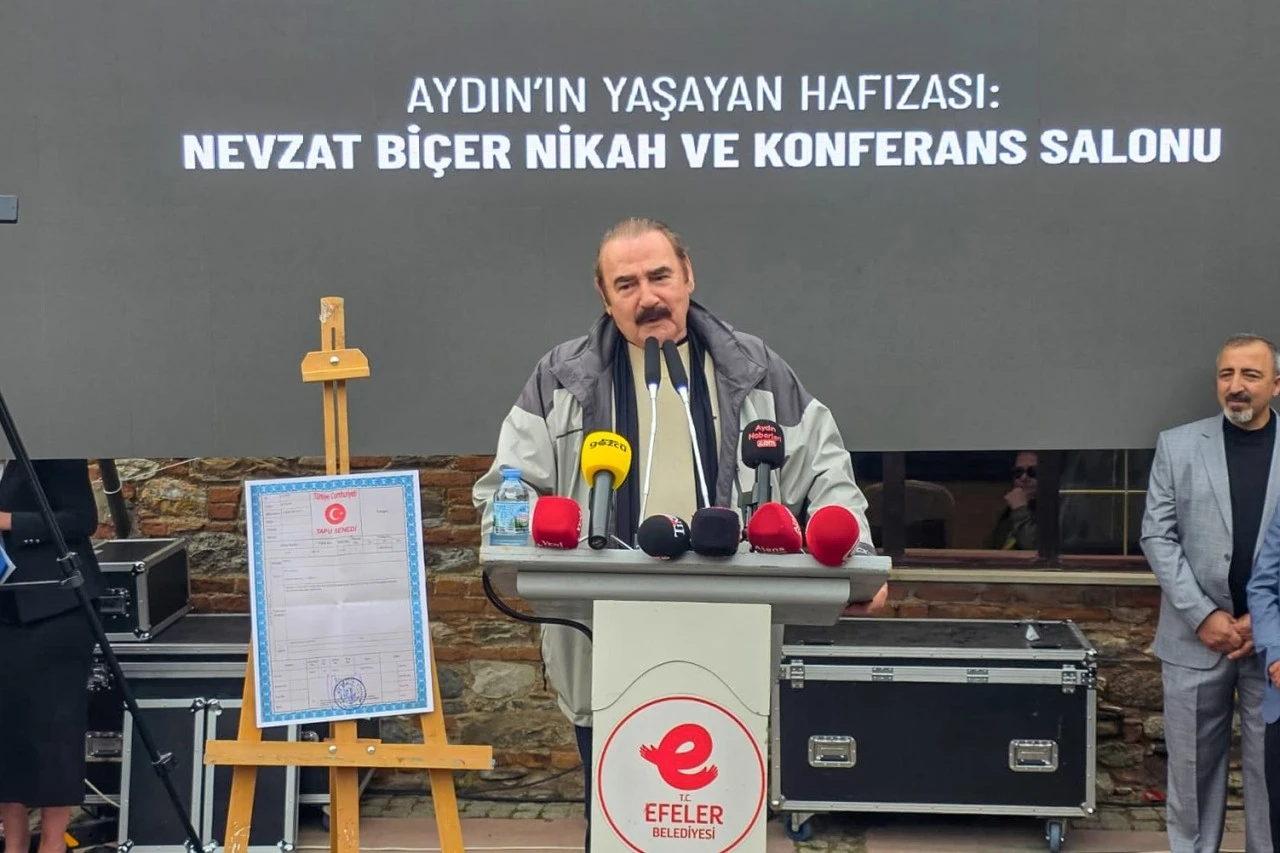 EFELER HALKI NEVZAT BİÇER NİKAH VE KONFERANS SALONU İÇİN TEK YÜREK OLDU