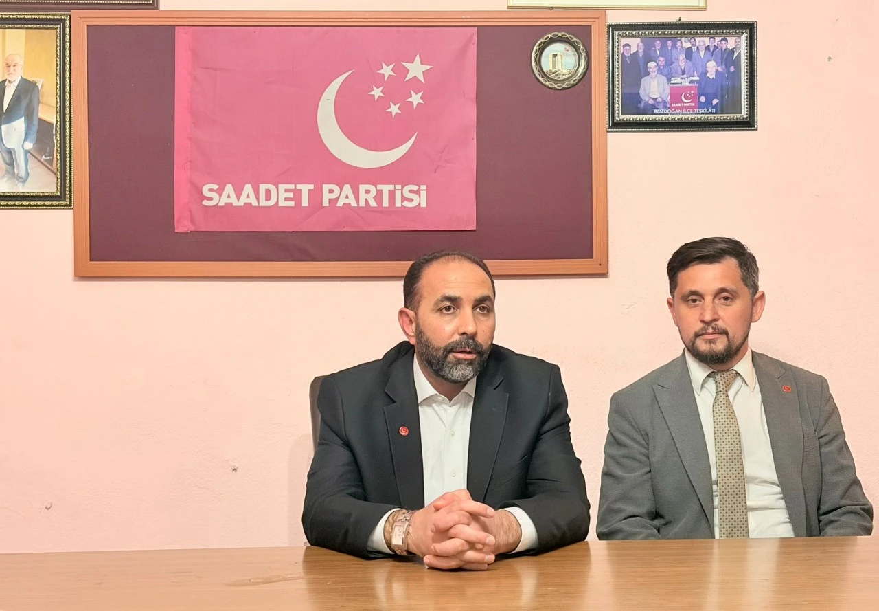 SAADET PARTİSİ GENEL BAŞKAN YARDIMCISI HÜSEYİN SAYDAM BOZDOĞAN’DA TEŞKİLATLA BULUŞTU