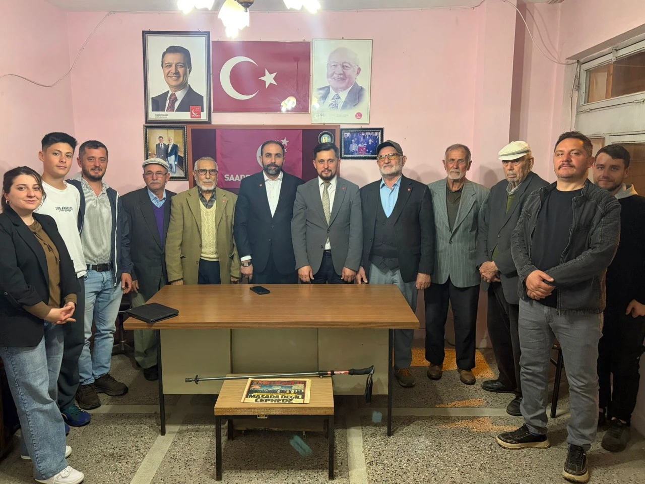 SAADET PARTİSİ GENEL BAŞKAN YARDIMCISI HÜSEYİN SAYDAM BOZDOĞAN’DA TEŞKİLATLA BULUŞTU