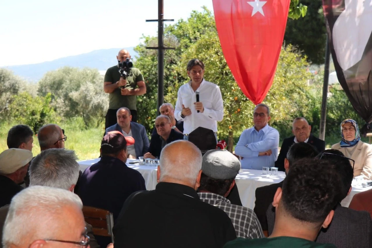 CHP’li Solakoğlu Bozdoğan’da üreticilerle buluştu: “Tarım sahadan yönetilmeli”