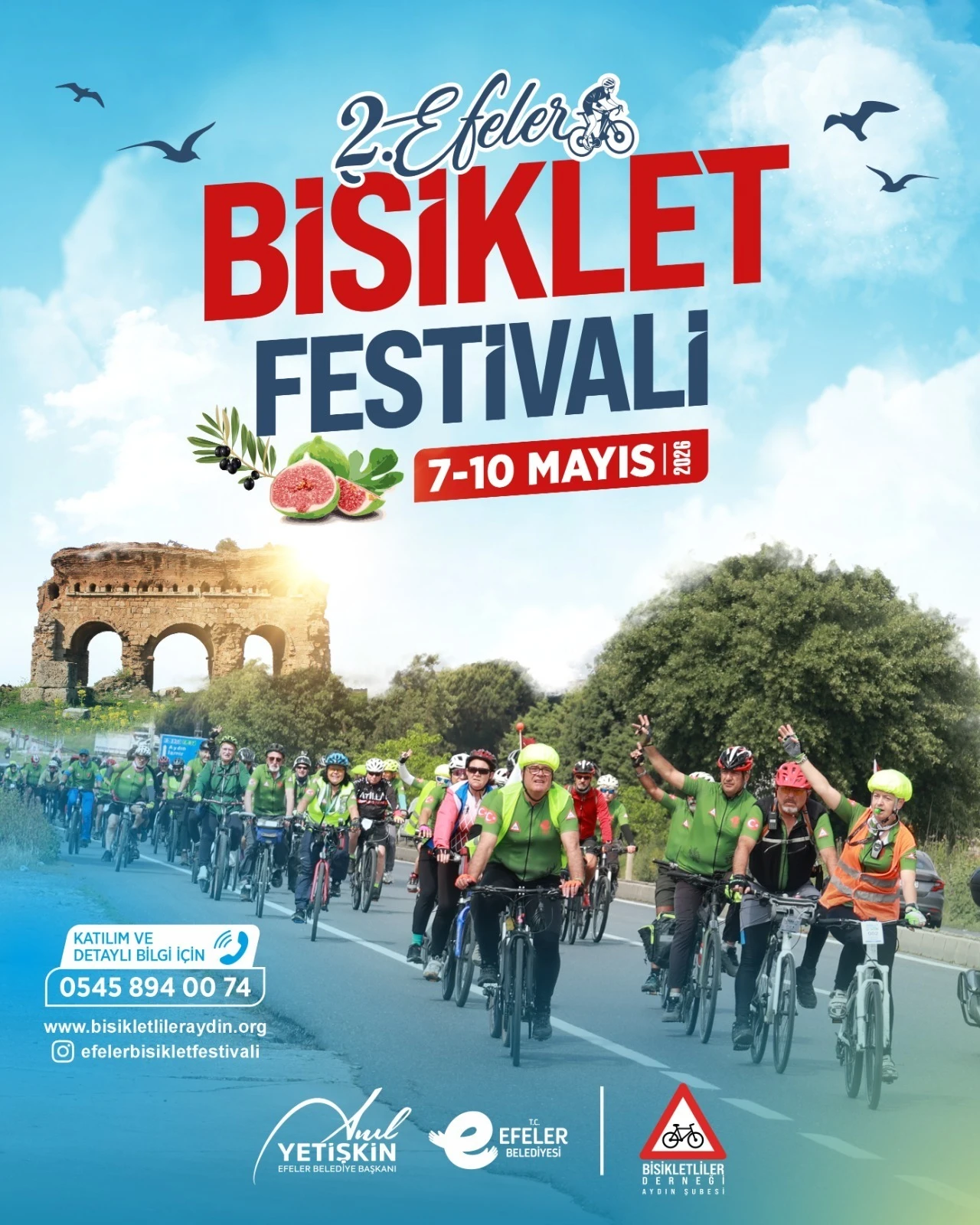 EFELER’DE PEDALLAR TARİHE VE DOĞAYA DÖNÜYOR: 2. BİSİKLET FESTİVALİ BAŞLIYOR