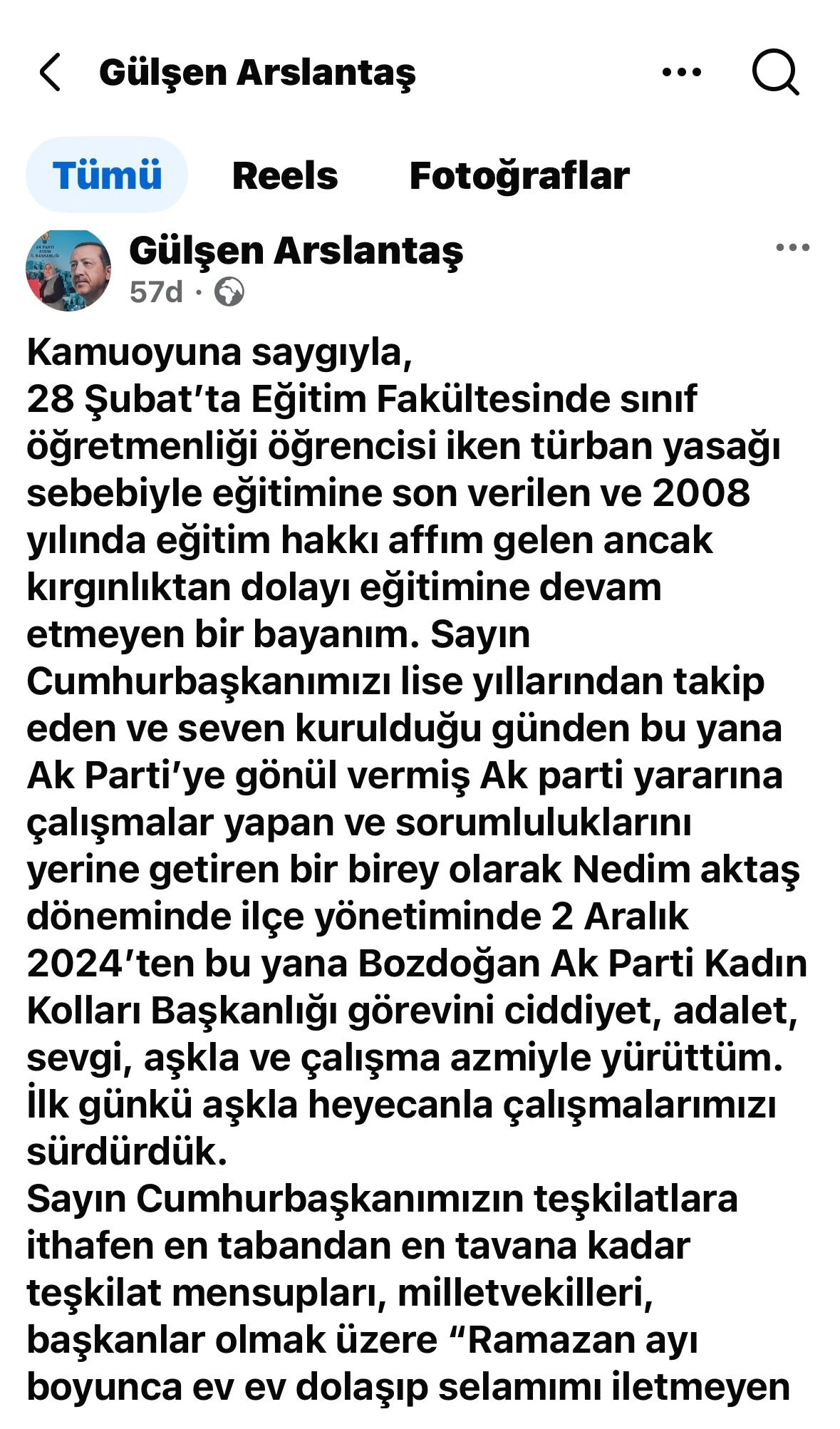 İstifası alınan Başkan Arslantaş “Hakkımı helal etmiyorum” 
