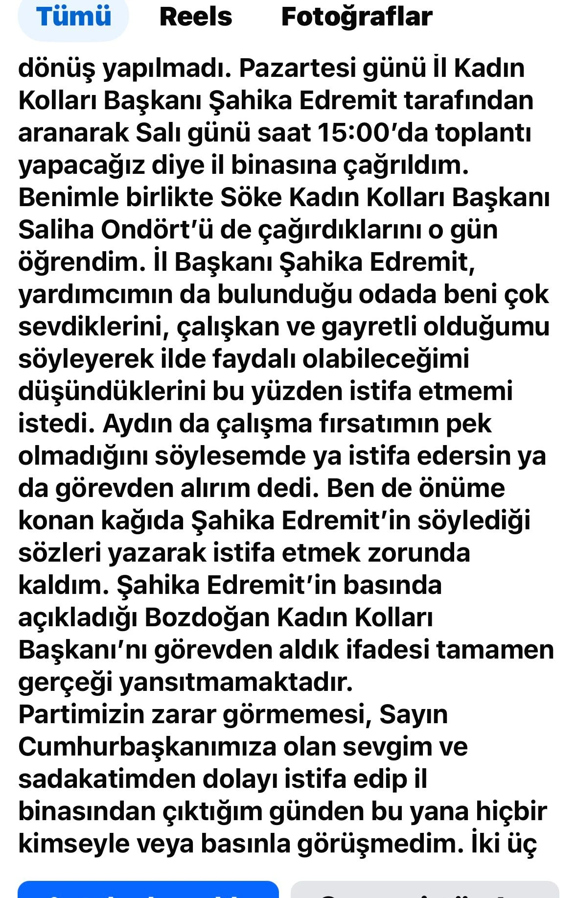 İstifası alınan Başkan Arslantaş “Hakkımı helal etmiyorum” 