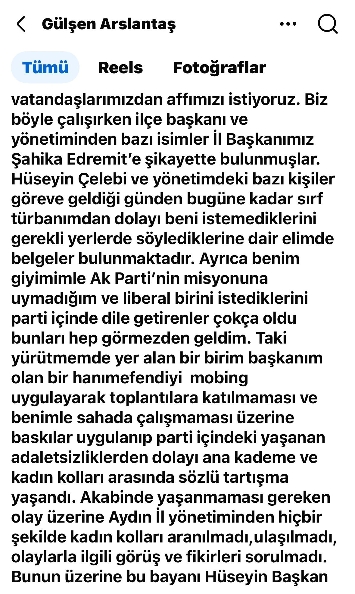 İstifası alınan Başkan Arslantaş “Hakkımı helal etmiyorum” 