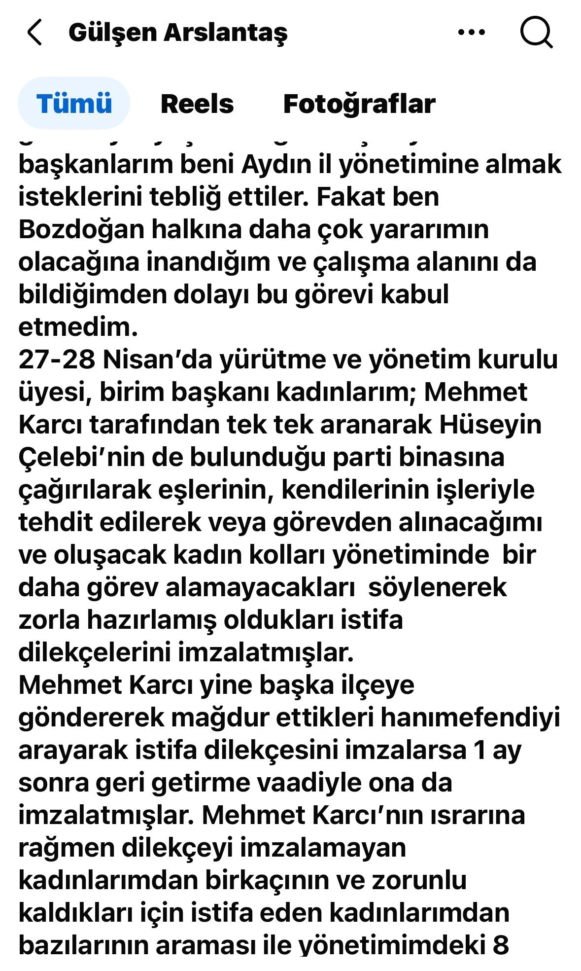 İstifası alınan Başkan Arslantaş “Hakkımı helal etmiyorum” 