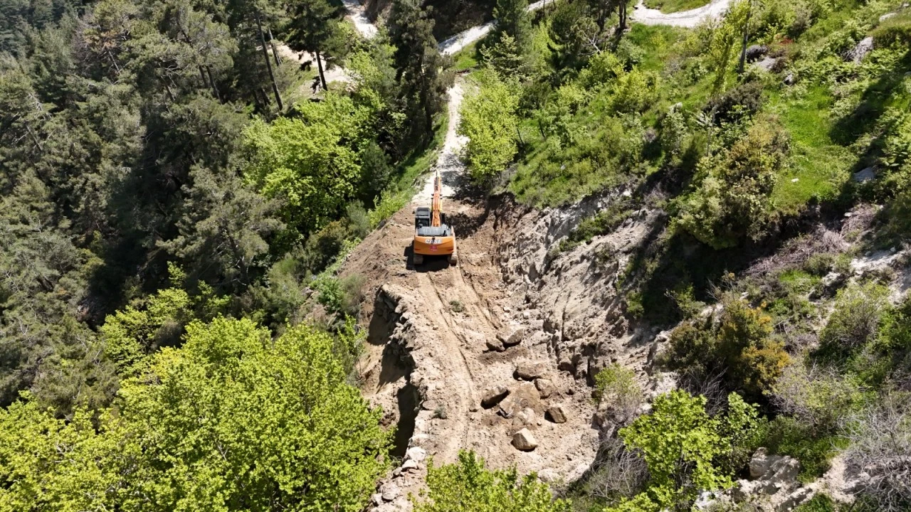 Madran Yayla Yolunda Çalışmalar Tamamlandı