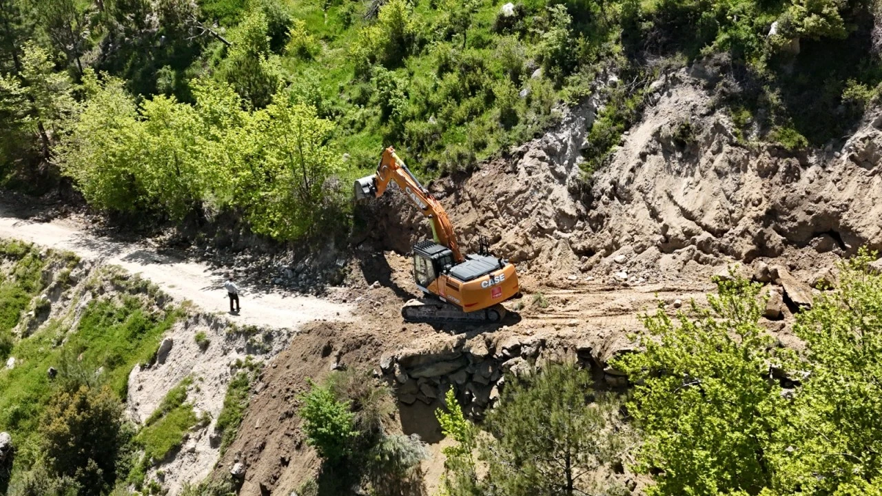Madran Yayla Yolunda Çalışmalar Tamamlandı