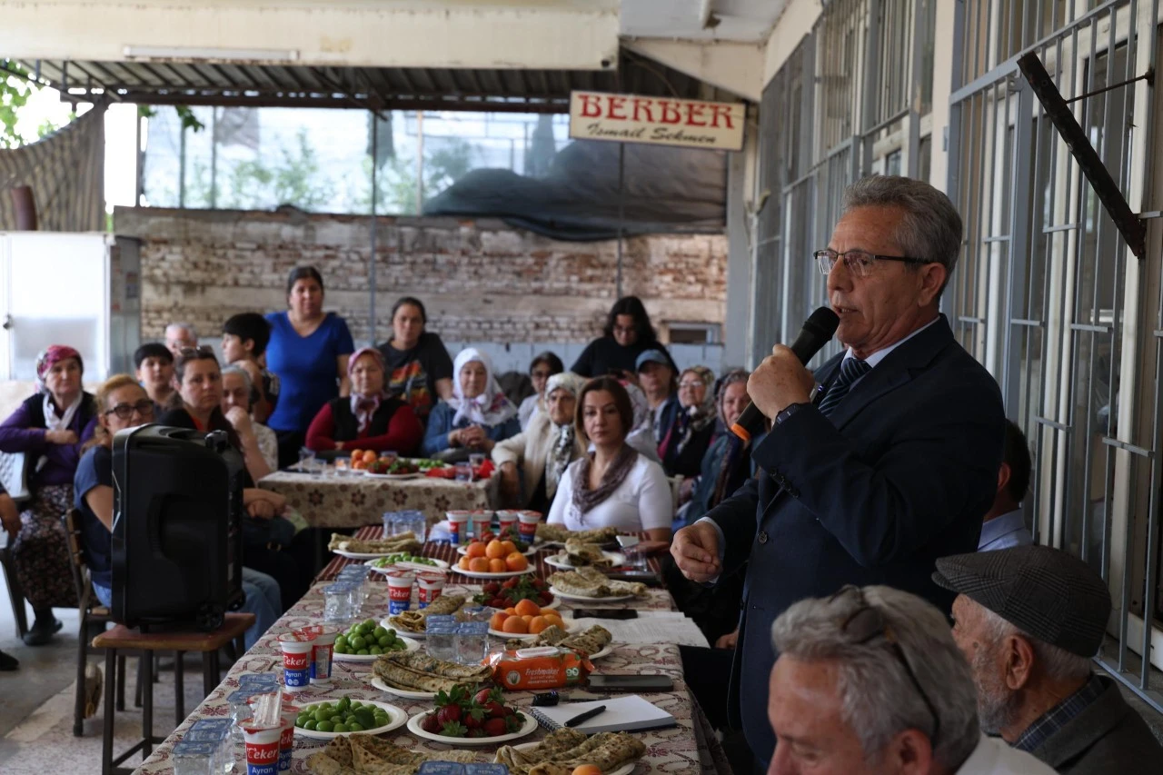 Başkan Tetik Güzelköy’de vatandaşlarla buluştu