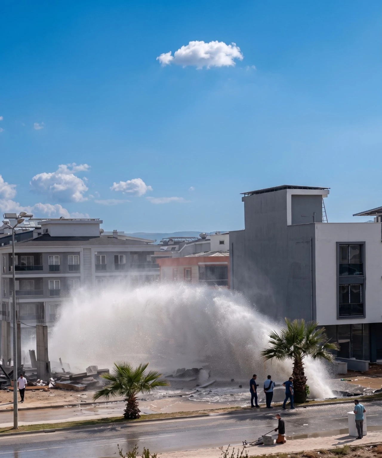 EFELER BELEDİYESİ’NDEN ANINDA MÜDAHALE: ÇAMUR DERYASINA DÖNEN SOKAK HIZLA TEMİZLENDİ