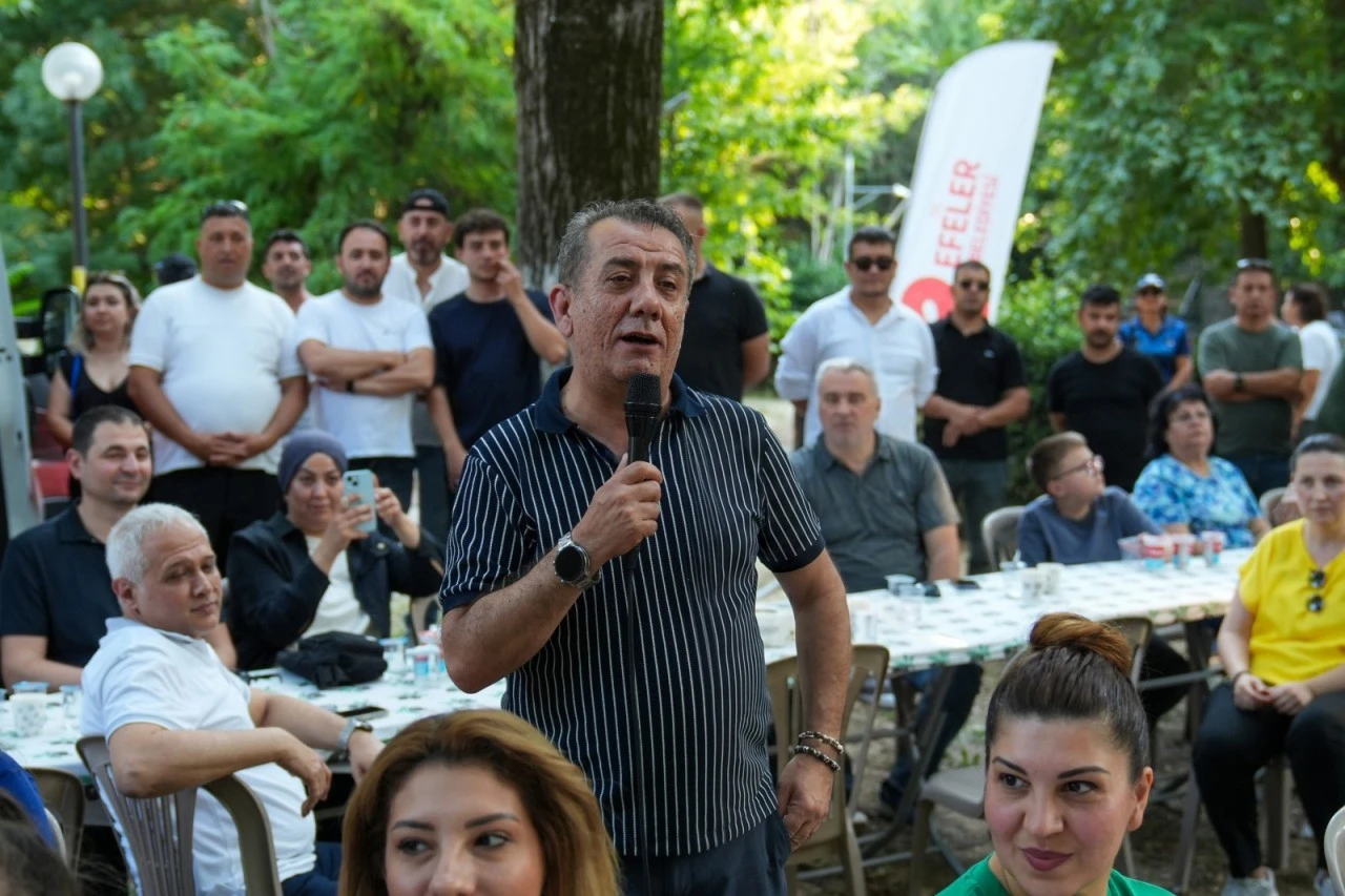 BAŞKAN ANIL YETİŞKİN MESAİ ARKADAŞLARIYLA PİKNKTE BULUŞTU