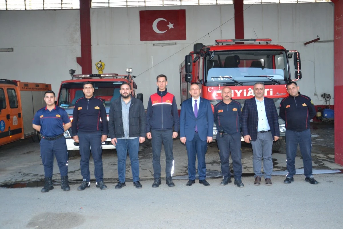 ABAK'TAN NAZİLLİ'DE GÖREV YAPAN EMNİYET GÜÇLERİNE BAYRAM ZİYARETİ