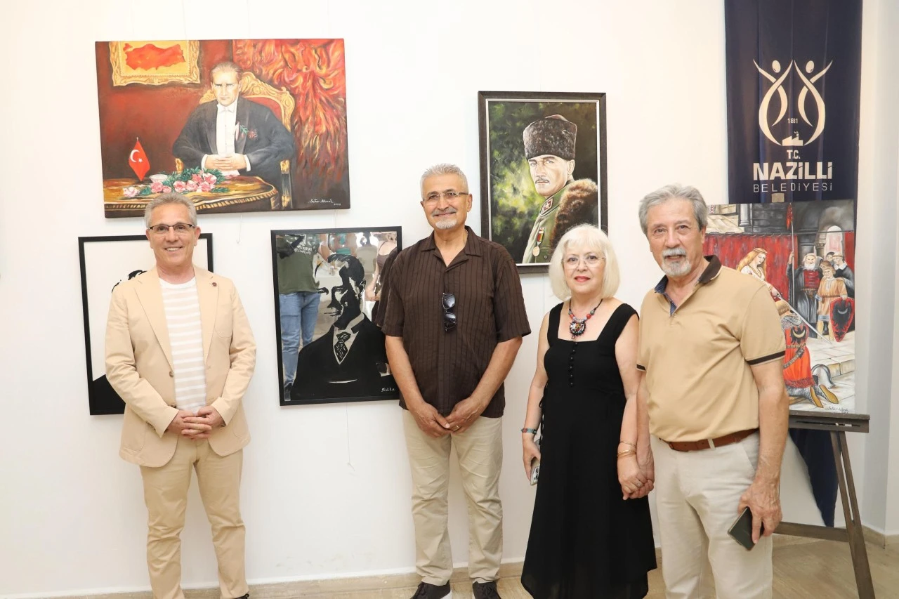 Nazilli’de sanat rüzgarı:  YAĞLI BOYA RESİM SERGİSİ KAPILARINI AÇTI