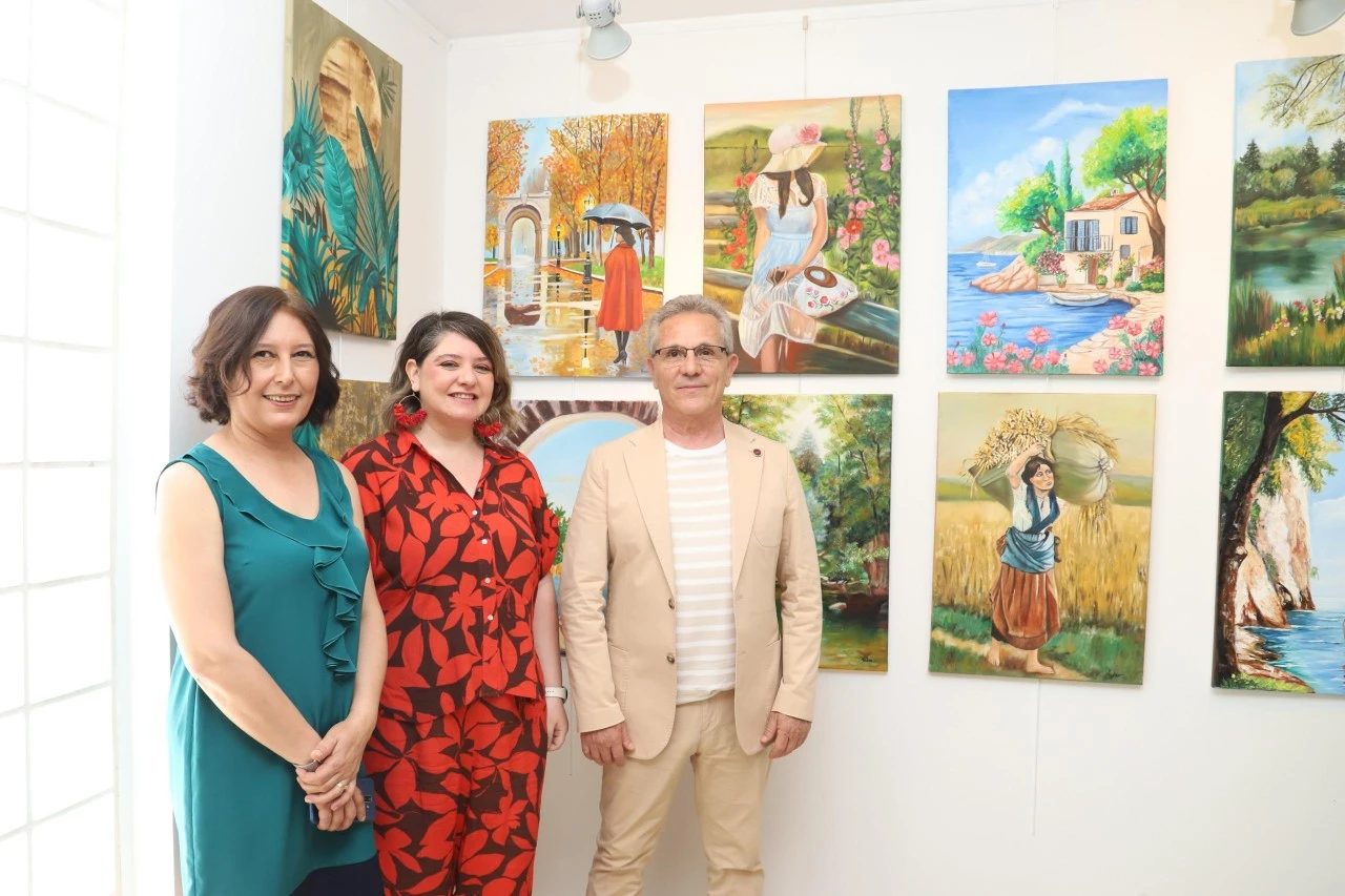 Nazilli’de sanat rüzgarı: YAĞLI BOYA RESİM SERGİSİ KAPILARINI AÇTI