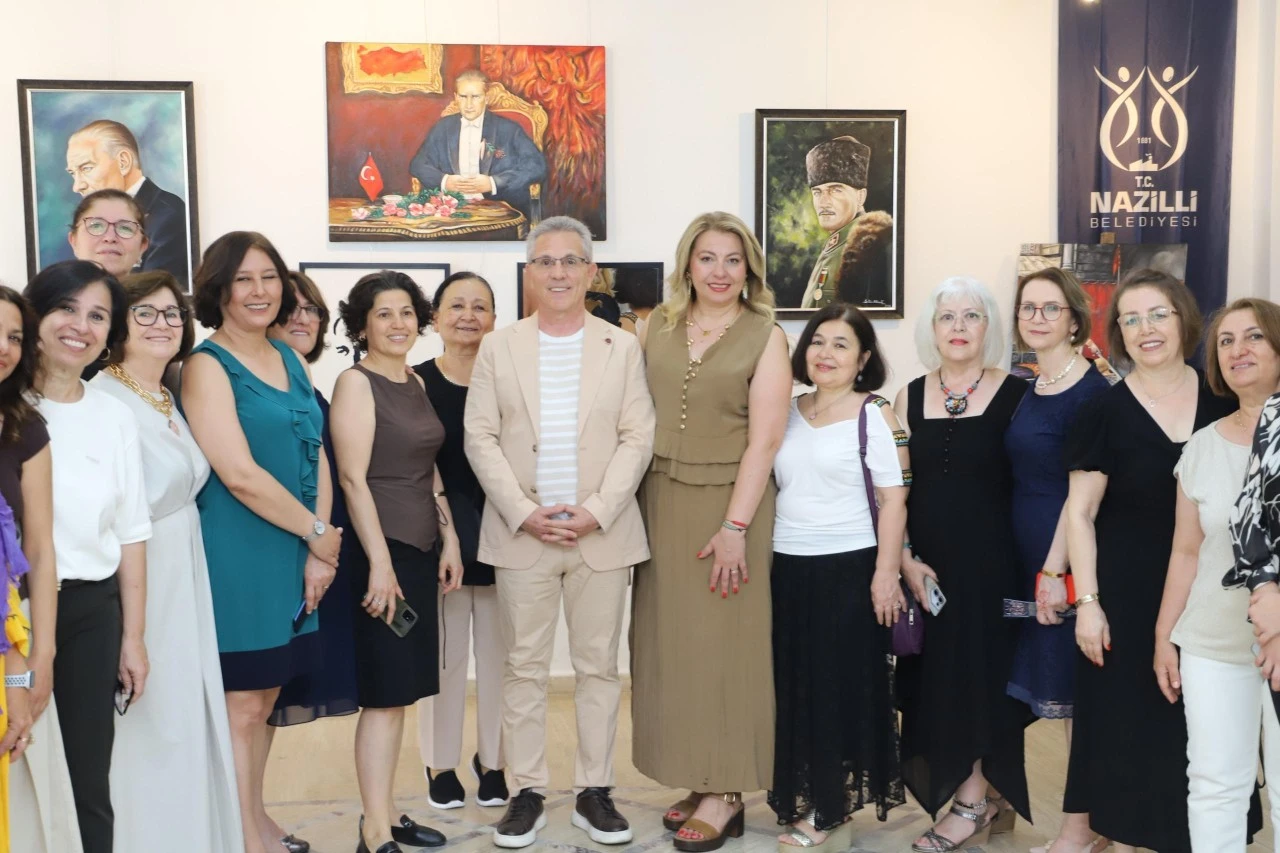 Nazilli’de sanat rüzgarı:  YAĞLI BOYA RESİM SERGİSİ KAPILARINI AÇTI