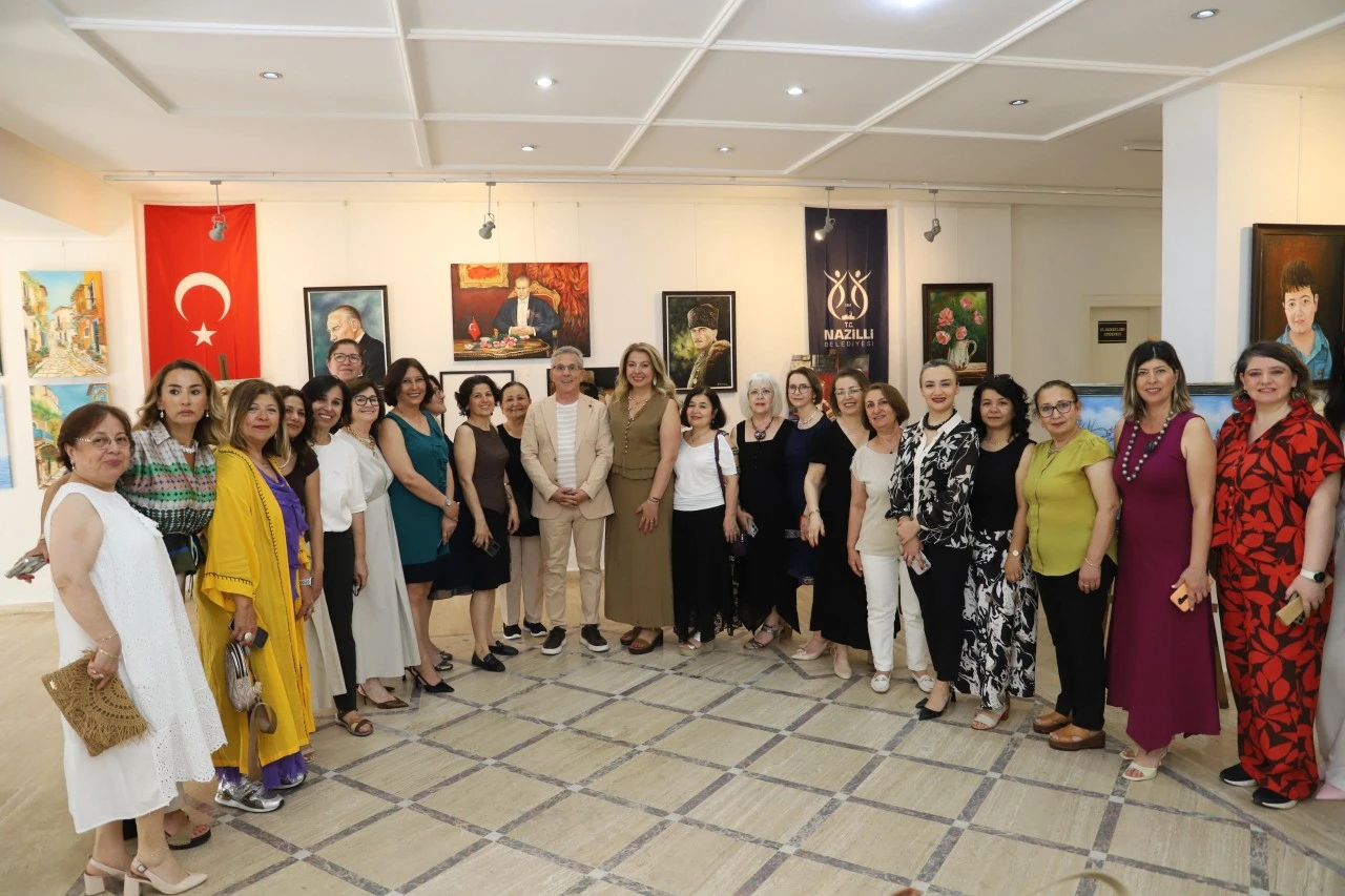 Nazilli’de sanat rüzgarı: YAĞLI BOYA RESİM SERGİSİ KAPILARINI AÇTI
