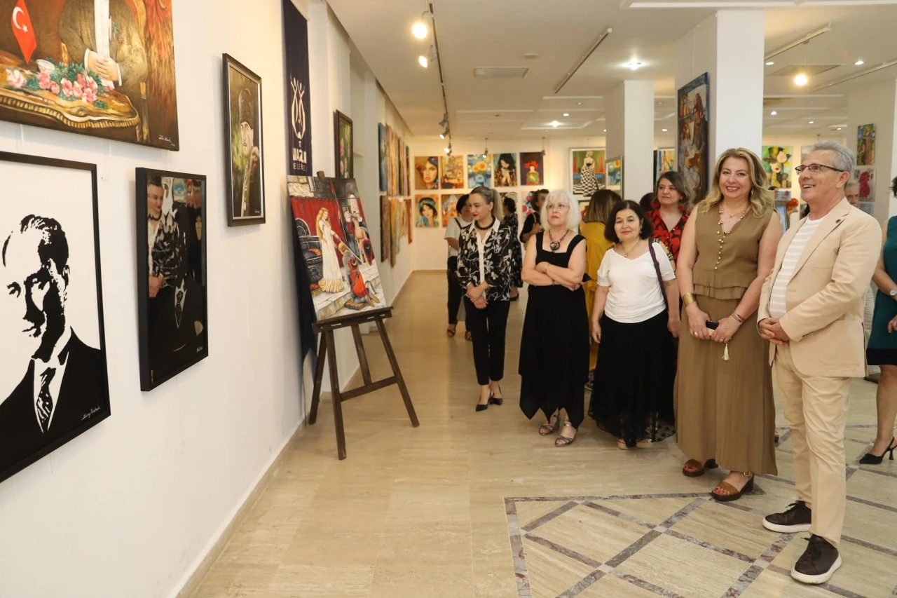 Nazilli’de sanat rüzgarı: YAĞLI BOYA RESİM SERGİSİ KAPILARINI AÇTI