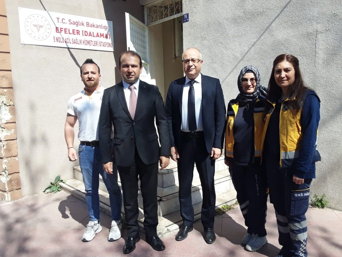 Sağlık Müdürü Şenkul, bayramı sağlık personelleriyle geçirdi