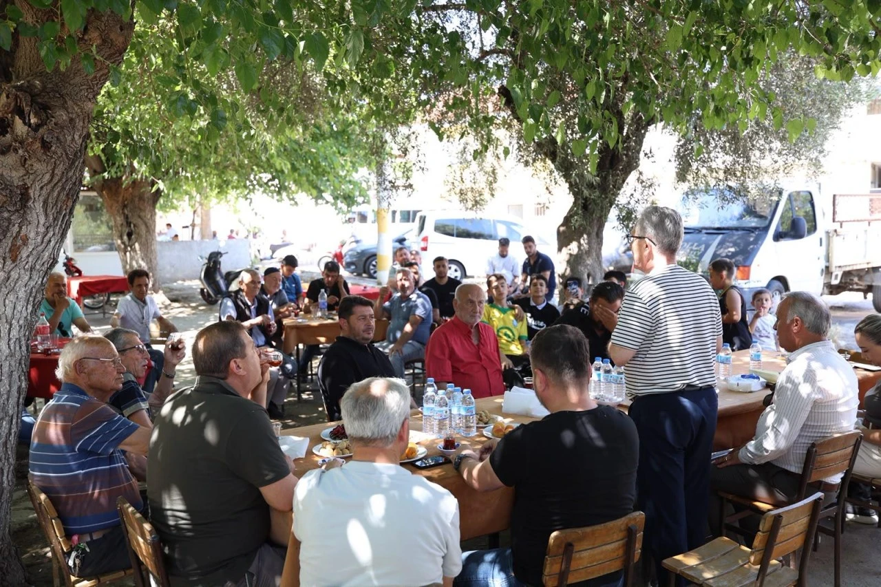 BAŞKAN TETİK SORUNLARI MAKAMDA DEĞİL YERİNDE DİNLİYOR