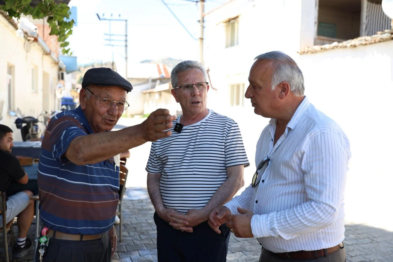BAŞKAN TETİK SORUNLARI MAKAMDA DEĞİL YERİNDE DİNLİYOR