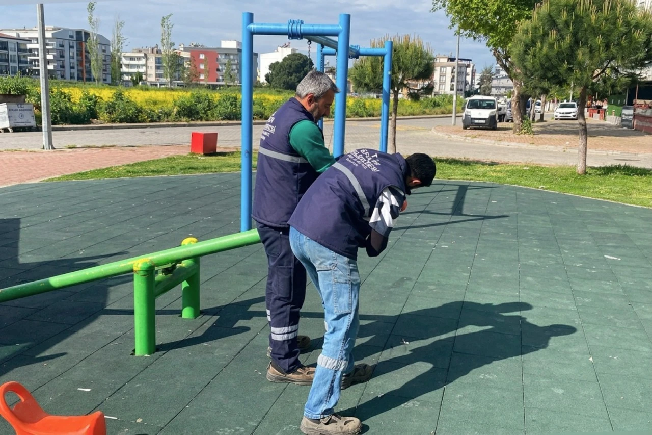 EFELER BELEDİYESİ’NDEN PARK VANDALLIĞINA HIZLI MÜDAHALE