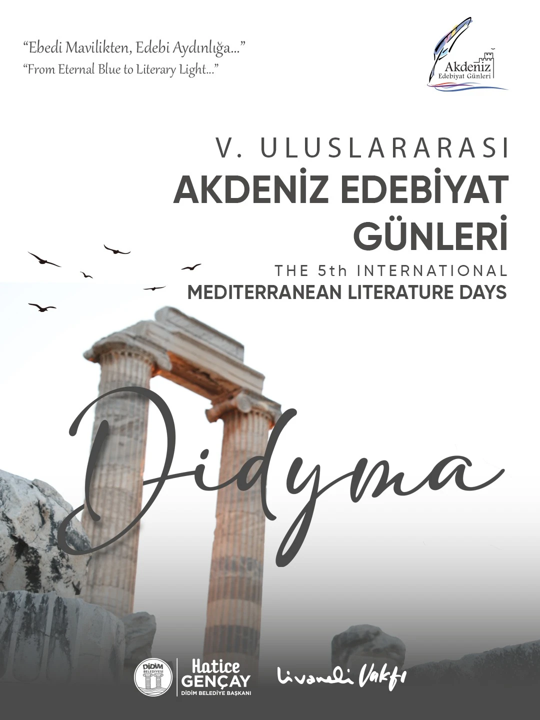 DİDYMA V. ULUSLARARASI AKDENİZ EDEBİYAT GÜNLERİ BAŞLIYOR